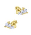 Gorgeous CZ Stone Silver Stud Earring STS-6304